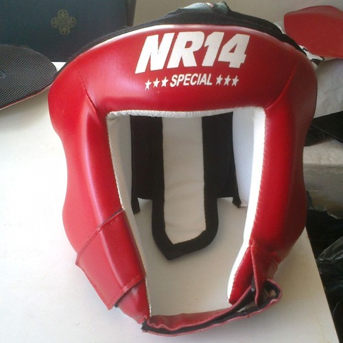 Kick Boks Kaskı Kırmızı  NR14